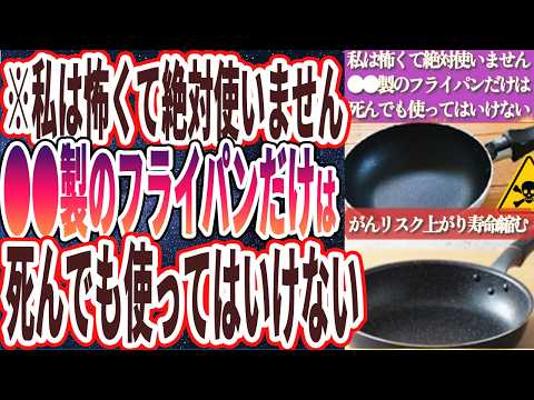 【なぜ報道しない!?】「私は怖くて絶対に使いません...●●製のフライパンだけは、死んでも使ってはいけない」を世界一わかりやすく要約してみた【本要約】