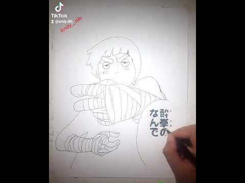 dibujitos de mi tik tok #rocklee #naruto #narutoshippuden #anime #otaku