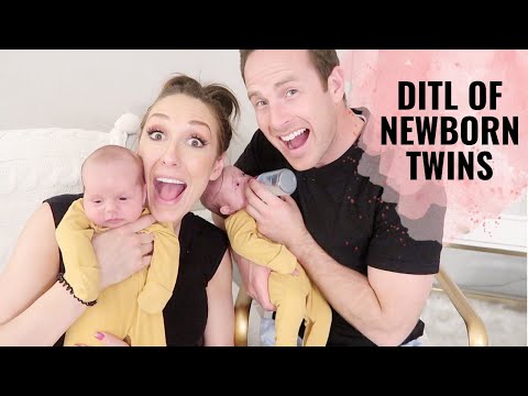 Day In The Life of Newborn Twins! - Jordan Page