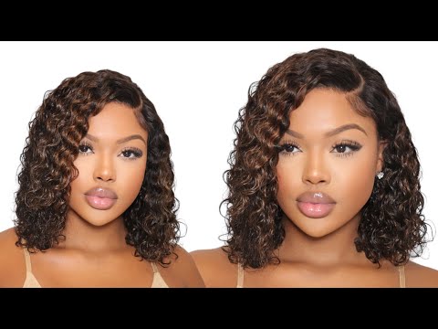 READY TO WEAR CURLY WIG, 2 MINS INSTALL | NO WORK NEEDED ! Luvme Hair