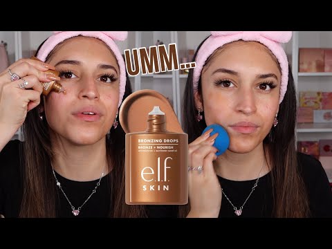 NEW ELF BRONZING DROPS REVIEW!