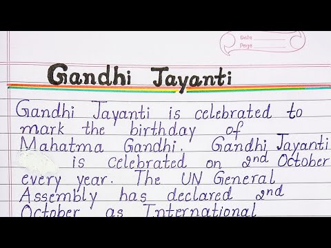 Gandhi Jayanti