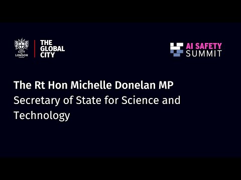 Michelle Donelan discusses the UK govt's commitment to AI innovation