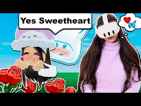 I Asked My CRUSH To Be My Valentine..❤️ (Roblox Vr Hands)