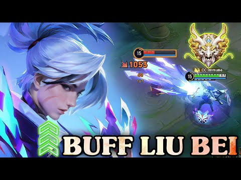 BUFF LIU BEI INSANE BURST DAMAGE RANK GRANDMASTER - HONOR OF KINGS