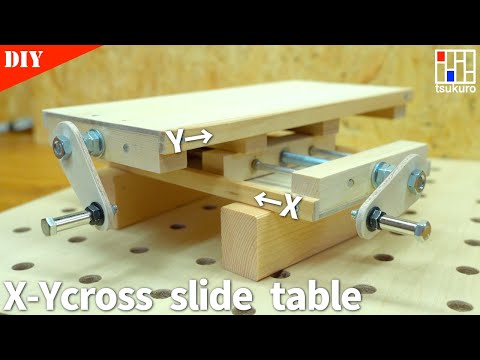 Producing an X-axis and Y-axis cross slider table!