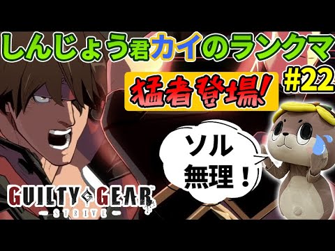 【GGST】ついに天上階目前！しかしLv1000越えの猛者プレイヤーが現れしんじょう君発狂！しんじょう君カイのランクマ#22 【Guilty Gear -Strive-】