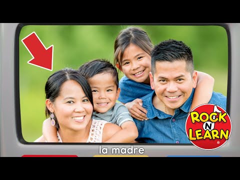 Learn Spanish | My Family and Pets | English to Spanish | Rock 'N Learn