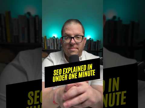 SEO explained in under 1 minute!🔍 👀 ⏰ 📈 #SEO #searchengineoptimization #google #bing