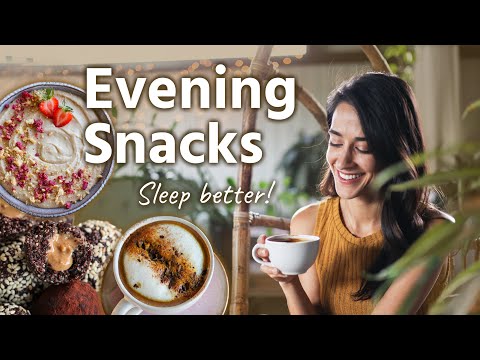 SLEEP BETTER with these evening snacks 😴