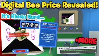 Digital Bee PRICE Revealed + MORE! (Test Realm) | bee Swarm Simulator 🐝