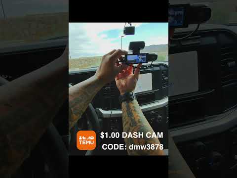 AWESOME $1.00 DASH CAM! How does it perform? #dashcam #shorts #truckaccessories #accessories