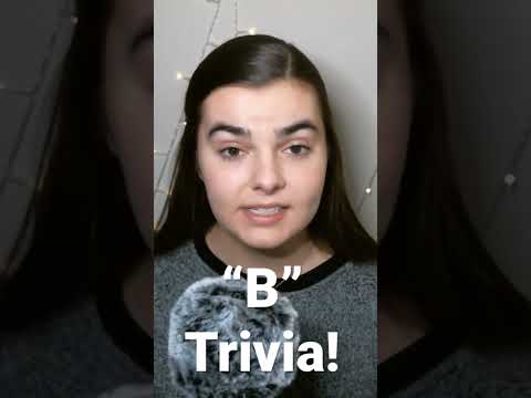 ASMR POP QUIZ! | 5 Trivia Questions that Start with B