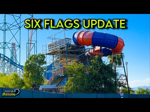 Six Flags Magic Mountain Updates This Week! Water Park Construction and More!