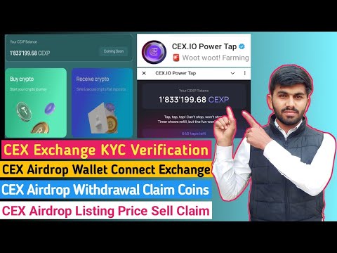 CEX Exchange Airdrop KYC Verification✅| CEX Wallet Exchange Connect CEXP Withdrawal Claim Kaise Kare