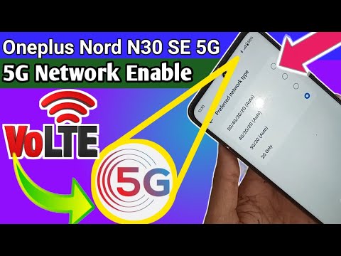 Oneplus Nord N30 Se 5G Network enable