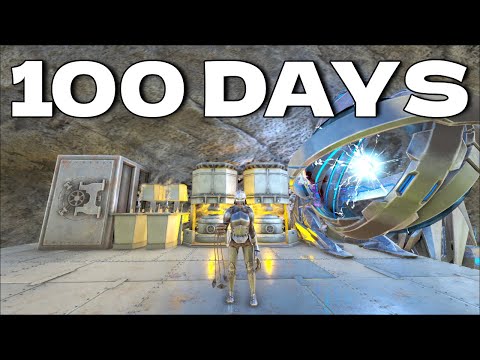 We Survived 100 Days In Ragnarok Mushroom Cave! | Ark PvP Full Wipe