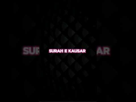 Surah e kausar_ translation #viral #ytshort #quranrecitation #qurantranslation #islam #surahekausar