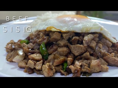 BEEF SISIG| SIMPLE BEEF SISIG RECIPE|