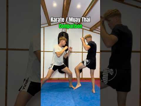 KARATE / MUAY THAI comparison💪