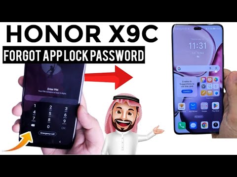 honor x9c app lock forget password without losing data #honorx9c