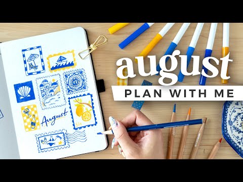 PLAN WITH ME | August 2024 Bullet Journal Setup