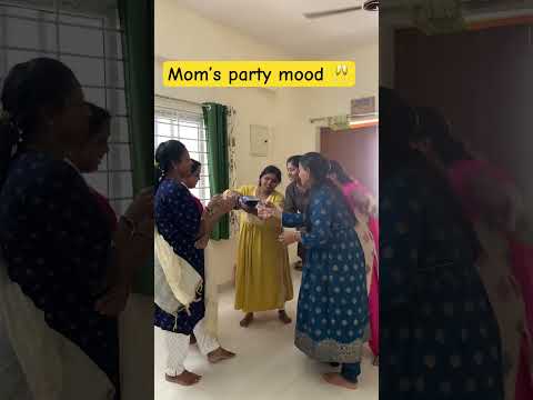 Mom’s party mood#trendingreels #watch till the end #viral #youtubeshorts