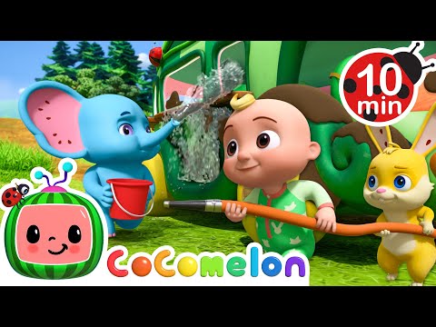 Tori's Bus Needs A Bath! | CoComelon Kids Songs & Nursery Rhymes