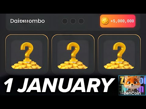 Zen coin daily combo 1 January | Zen coin today combo cards 1 January | Zen coin airdrop