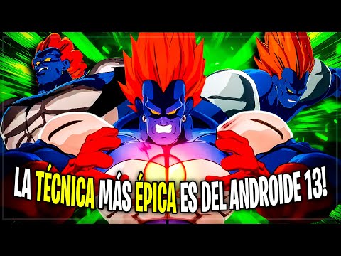 ANDROIDE 13 FUSIÓN tiene la TÉCNICA para que TIREN DEL CABLE!! DRAGON BALL SPARKING! ZERO