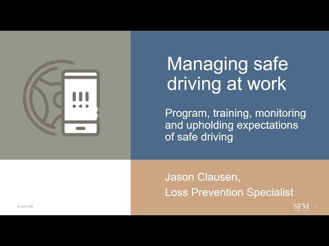 Managing Safe Driving at Work