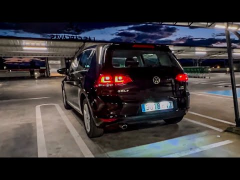 2014 Volkswagen golf 7 1.6 TDI POV NIGHT DRIVE (4k)