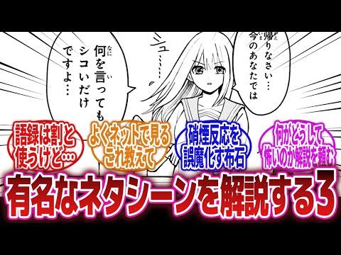 【漫画】「有名な漫画のコマを貼ると誰かが解説してくれる動画3」に対するネットの反応集