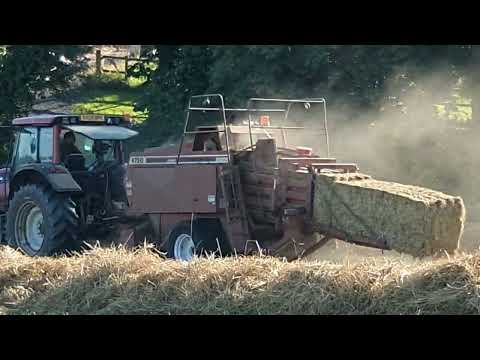 Valtra T151 Bailing in England