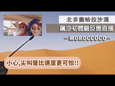 撒哈拉沙漠衝沙 全團反應直播（有人也太冷靜了！）  Sahara desert