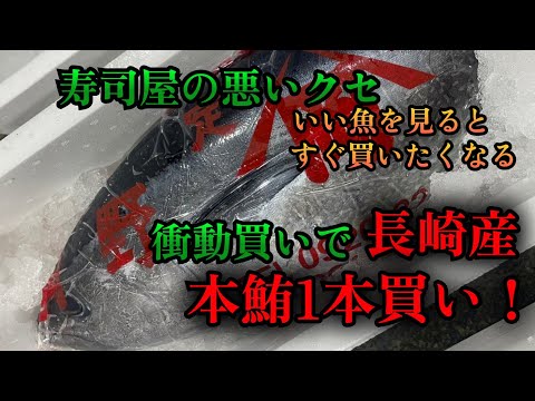 【旧正月明けの天然本鮪】春先寿司屋で良く使う小ぶりの本鮪メジマグロ　台湾だと2月は忙しいから1本買い　この鮪に合う最適の調理法でご紹介