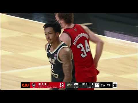 N.C. State Wolfpack vs. Wake Forest Demon Deacons | Game Highlights | College Basketball | The CW