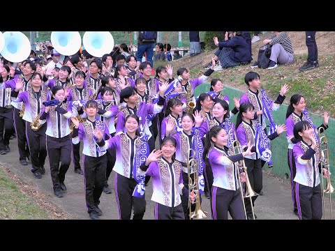 常翔学園高校吹奏楽部 BRASS EXPO 2024 marching parade Josyo Wind Orchestra「4ｋ」