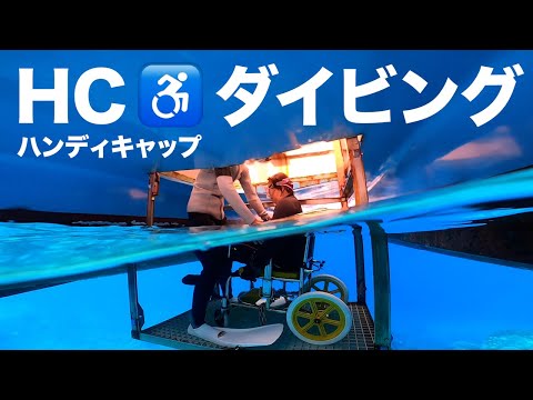 【ハンディキャップダイビング】バリアフリー船でHCゲストとダイビング！奄美大島