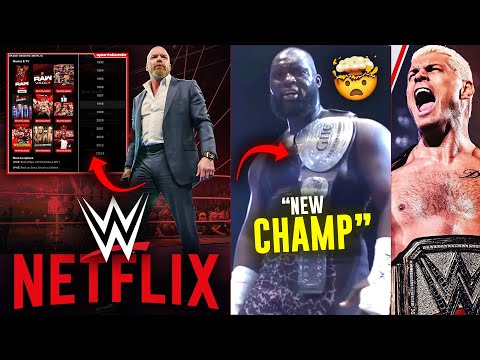 New WWE ERA LIVE Now On Netflix 🔥! | OMOS CHAMPION Outside Of WWE, Cody Rhodes PLANS | WWE News