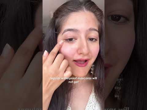 Easy way to take stubborn Mascara OFF!! | Alternative to Waterproof Mascaras | Jhanvi Bhatia #ad