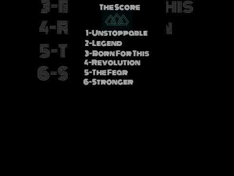 The Score #shorts#foryou#foryoupage#thescore#theheat#thefear#music#songs#unstoppable#legend#stronger