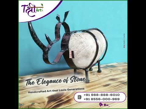 Experience the exquisite world of stone art by T-shri Art! 🌟