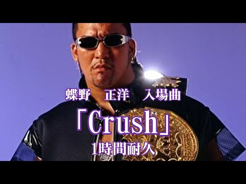 【1時間耐久 -1 HOUR LOOP-】蝶野正洋入場曲『クラッシュ（Crush）』【作業用】