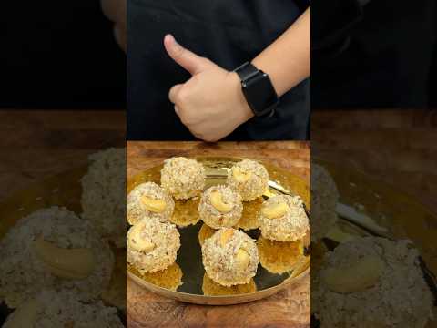 Coconut Laddu ASMR Cooking || #shorts #food #cooking #asmr #recipe #indianasmrworld #streetfood