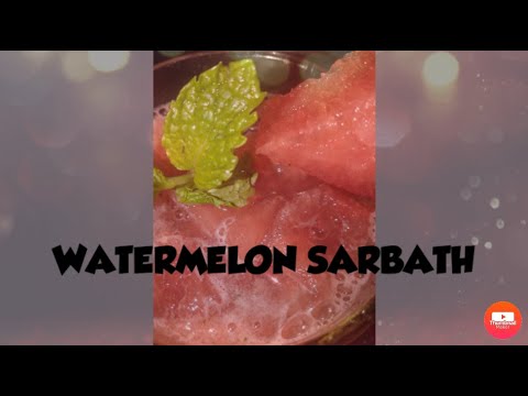 watermelon sarbath in Tamil / How to make watermelon Sarnath in Tamil #watermelon #sarbath