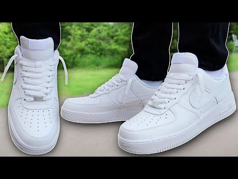 How To Lace Nike Air Force 1s Loosely (BEST WAY!)