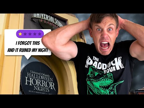 5 Things You MUST Pack For Halloween Horror Nights!