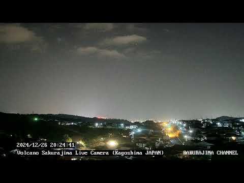 【絶景LIVE】桜島ライブカメラ（噴火・雲海・朝焼け・星空） live camera  volcano-Sakurajima ,Kagoshima,Japan