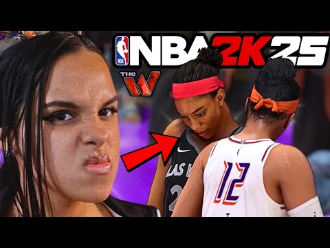 NBA 2K25 The W #37 | I ALMOST GOT INTO A FIGHT WITH A'JA WILSON!! I HAD THE BEST GAME OF MY CAREER!!